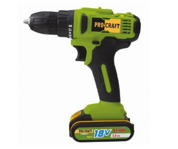 

Шуруповёрт аккумуляторный Procraft PA18С Сompact