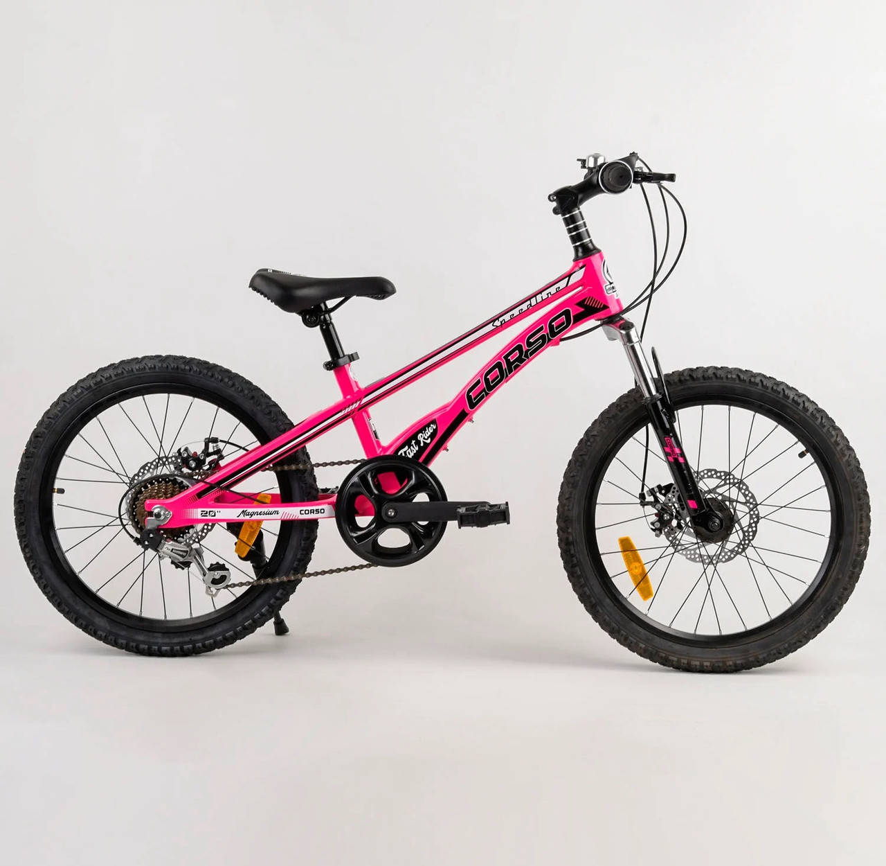 

Детский спортивный велосипед 20’’ CORSO «Speedline» MG-52782 розовый 03531