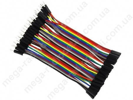 

Комплект перемичок 1pin 10см M/F 40шт для MB102