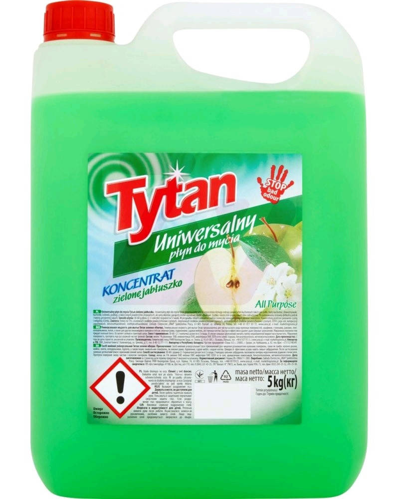 

Универсальное средство для мытья Tytan Яблоко 5 л