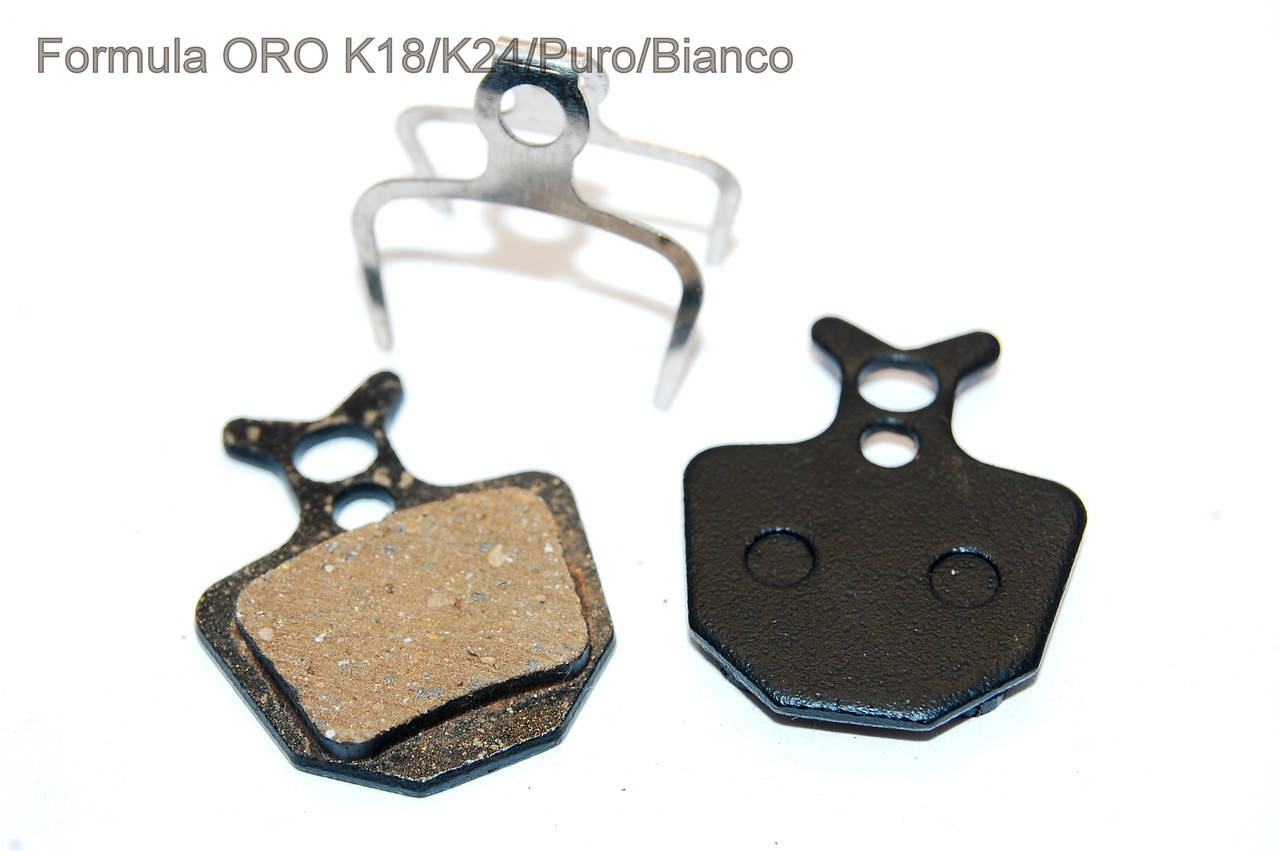 

Гальмівні колодки для Formula ORO K18/K24/Puro/Bianco напів-металеві