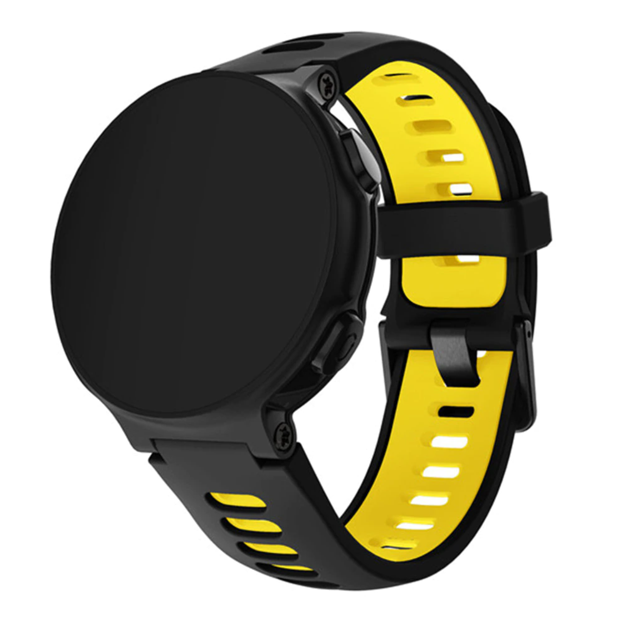 

Ремешок для Garmin Forerunner 220/230/235/620/630/735 Черно-Желтый