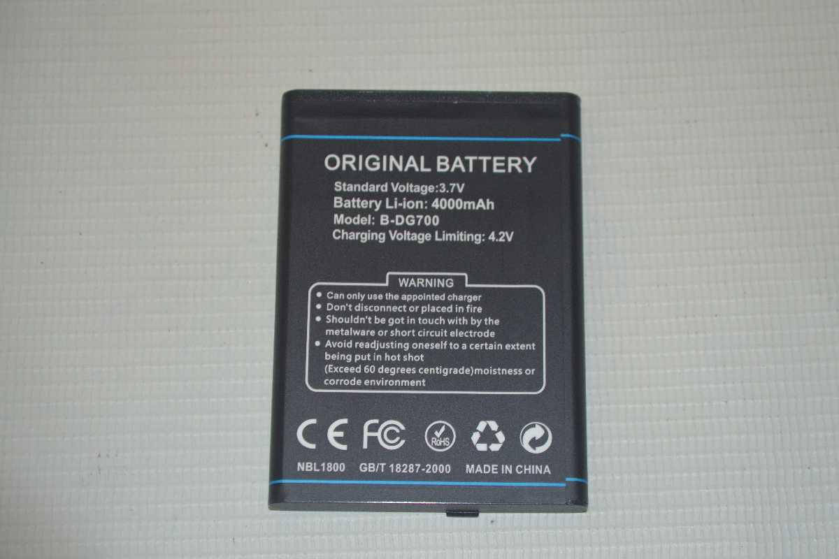 

Оригинальный аккумулятор (АКБ, батарея) B-DG700 для Doogee Titans 2 DG700 4000mAh