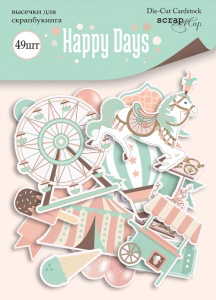 

Набор высечек для скрапбукинга 49шт от Scrapmir Happy Days
