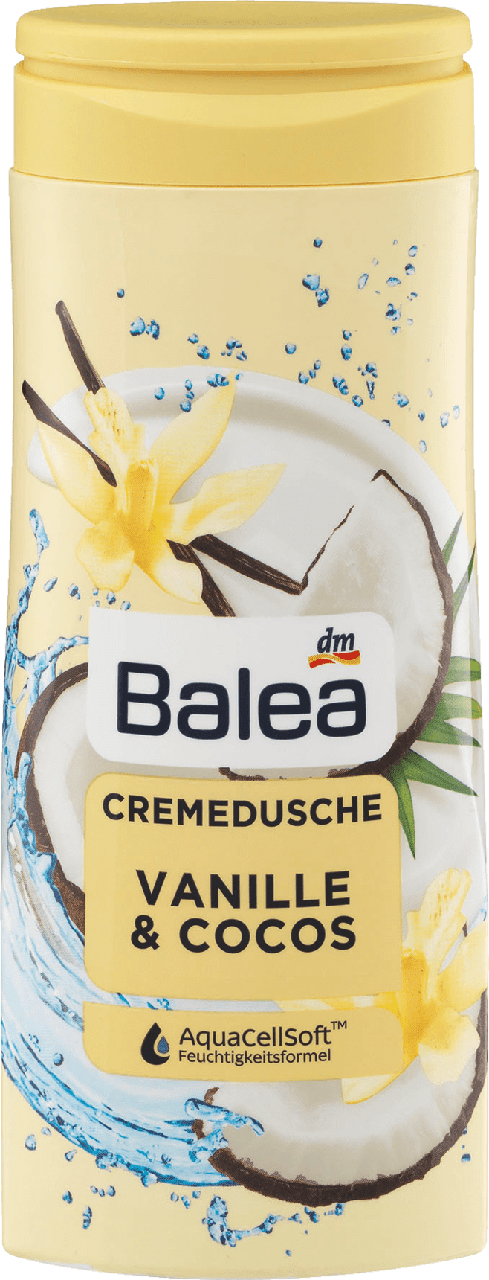 

Крем-гель для душа Balea Vanille & Cocos, 300 мл.