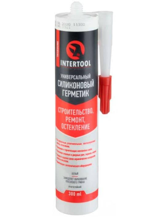 

Герметик INTERTOOL белый 300мл (FS-3051)