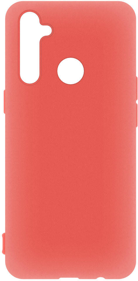 

Матовый чехол OneShot Realme 6i (силиконовая накладка) (Реалми 6и), Красный