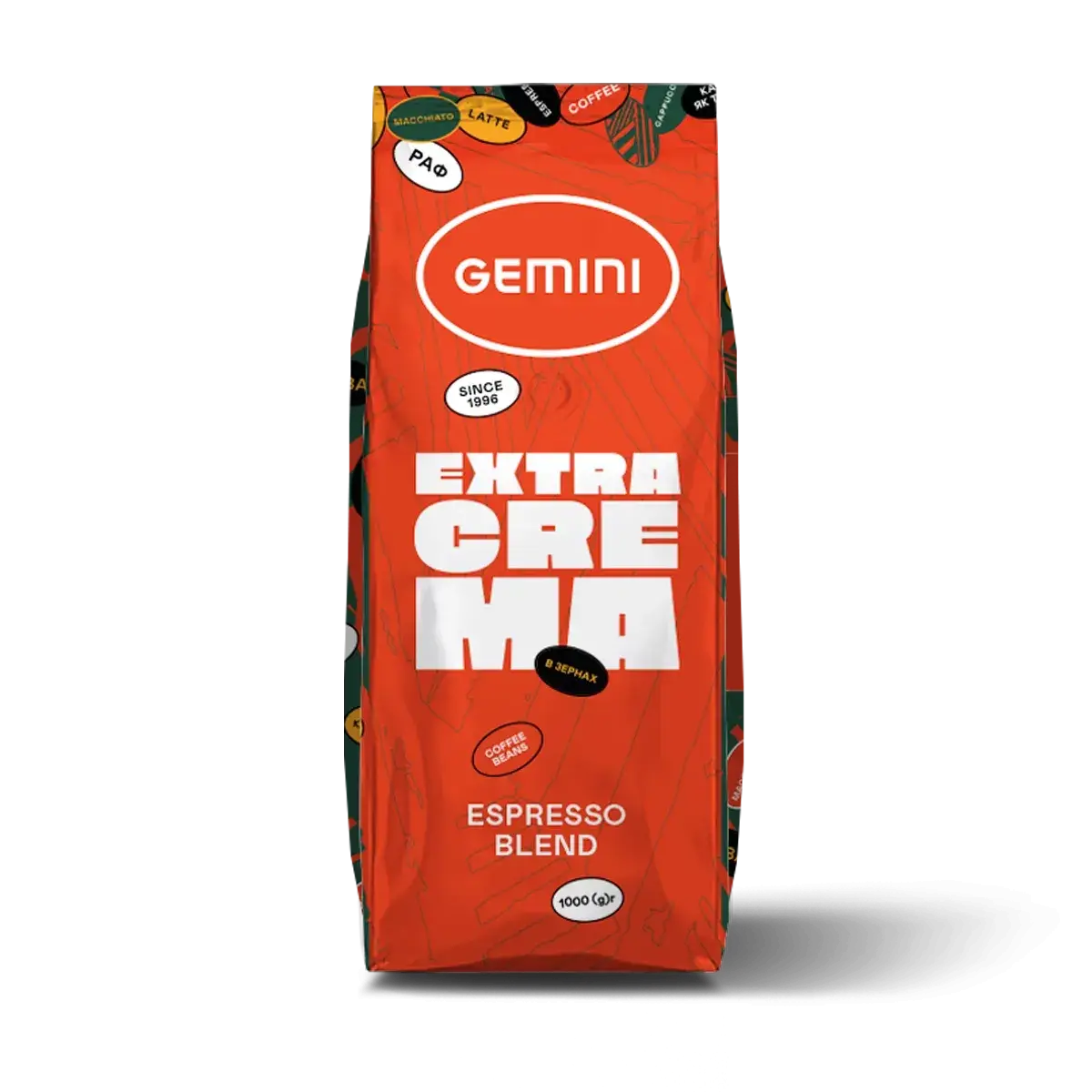 

Кофе в зернах Gemini Extra Crema