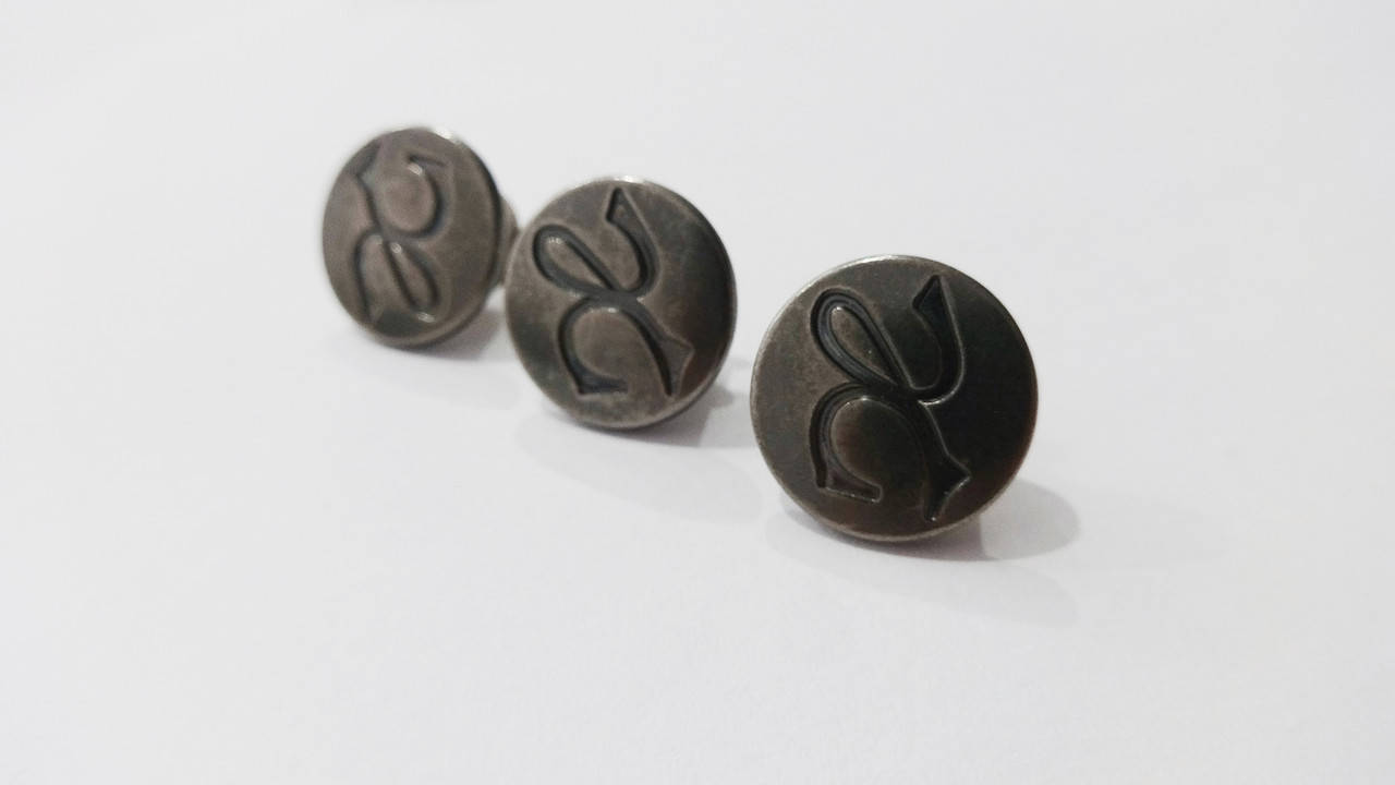 

Пуговица болт оксид 14 мм