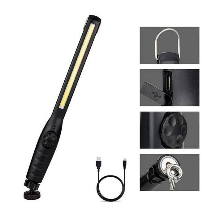 

Фонарик Bailong BL 821 + с магнитом светильник