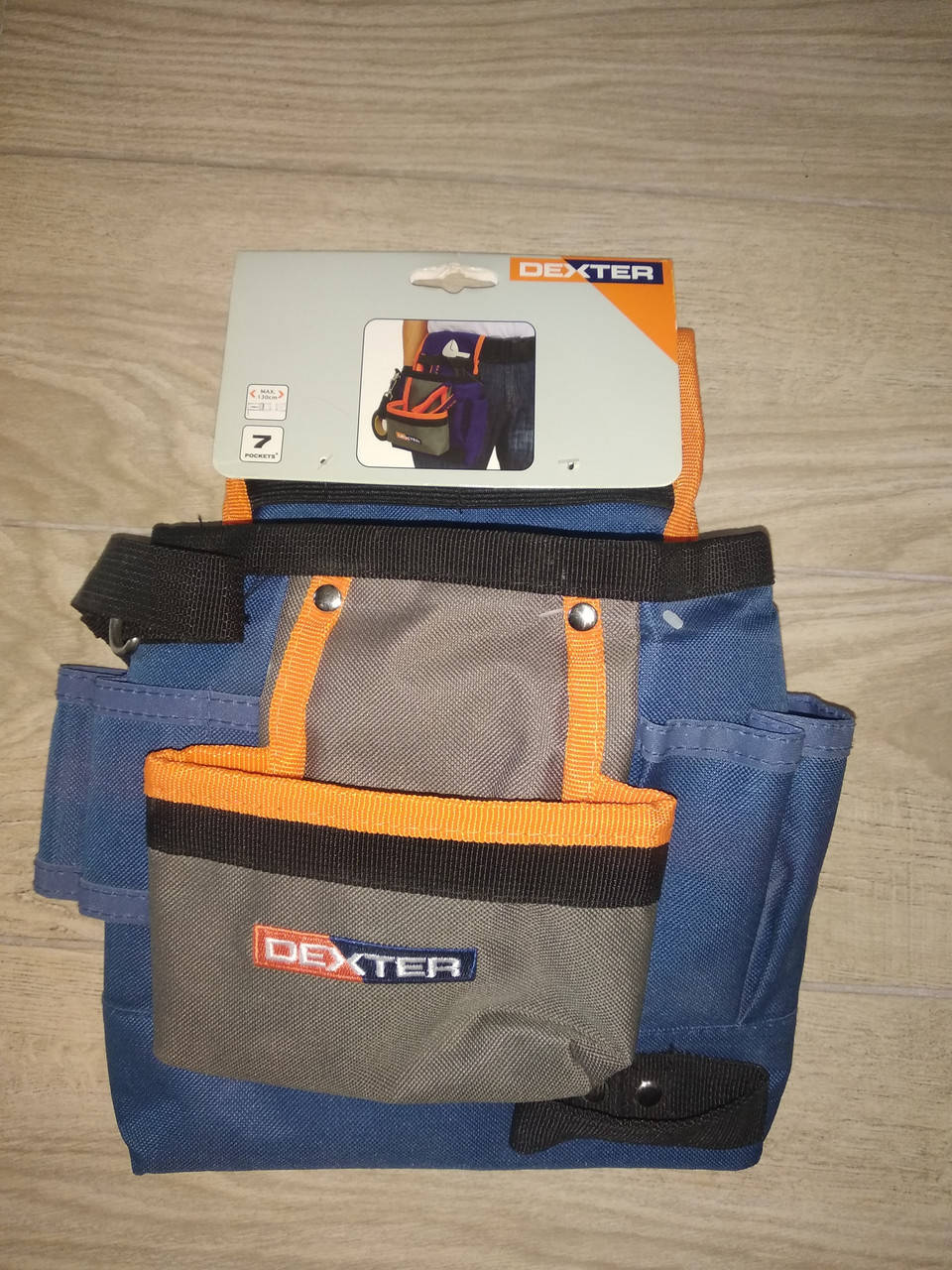 

Сумка поясна для інструменту Dexter 7 карманів, з поліестеру