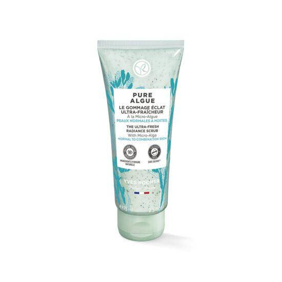 

Скраб для Лица Ультрасвежесть с Микроводорослями для Увлажнения PURE ALGUE Yves Rocher Ив Роше 75 мл