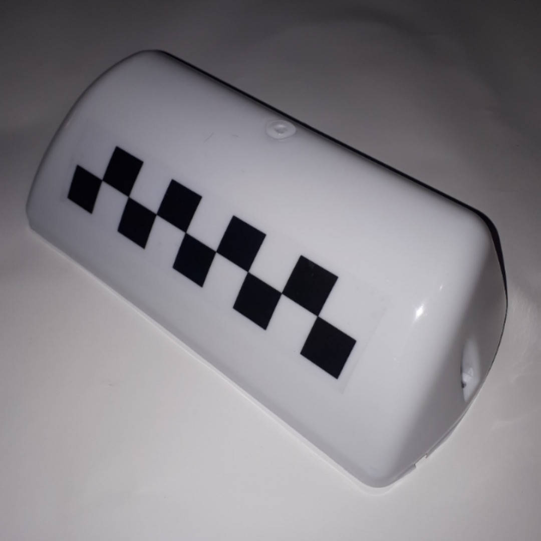 

Стекло фишка такси Белый