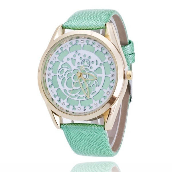 

Часы женские Geneva Женева Кружевная Роза мята 068-01