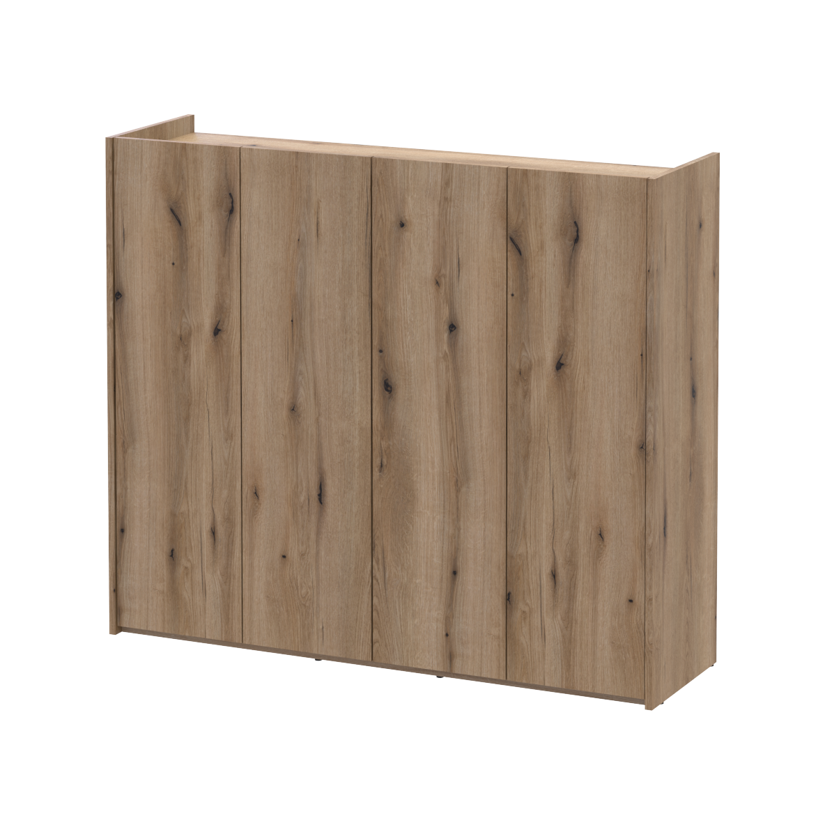 Тумба для взуття Doros Кассель Дуб Евок 4 ДСП 128х40х110 (41516214)