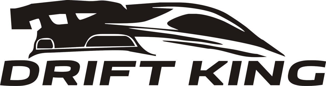 

Наклейка на автомобиль - DRIFT KING черная, Черный