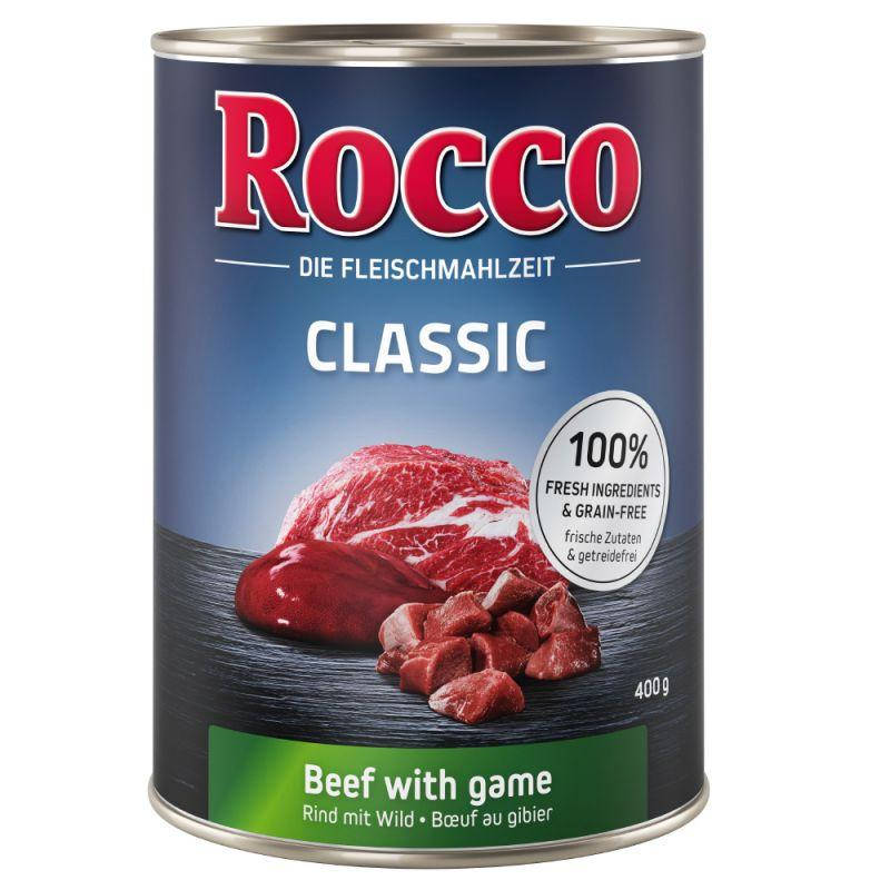 

Rocco Classic консервы для собак с мясом говядины и дичи (400г)
