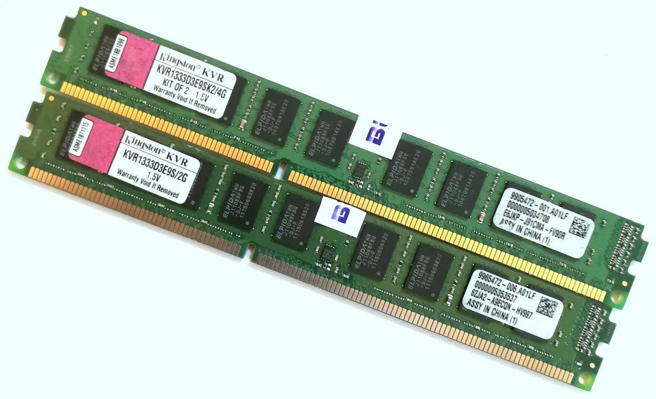 

Б/У, Оперативная память серверная, ОЗУ, RAM, DDR3(ECC), 2 Гб,1066, 1333, 1600 МГц