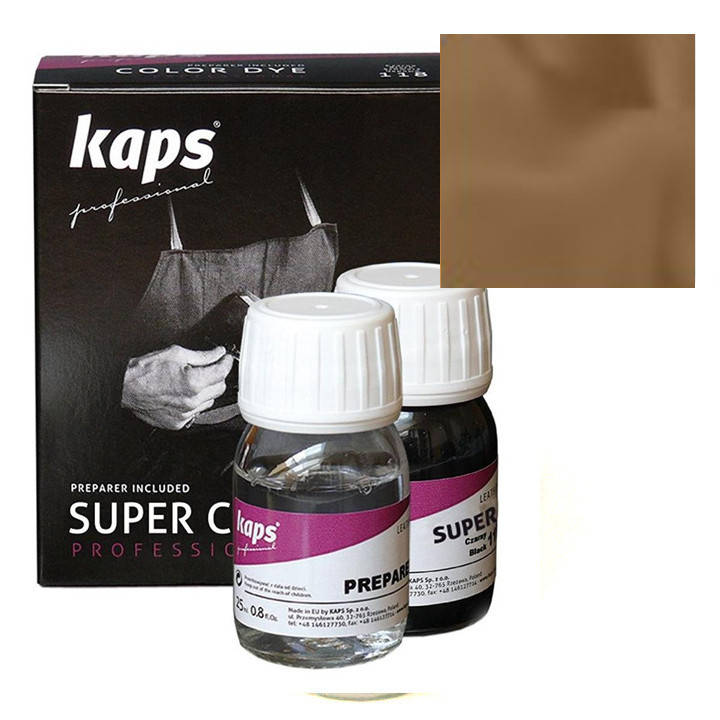 

Краска для обуви + средство для подготовки к покраске Kaps Super Color + Preparer 25 ml 409 Bronze(BRT)