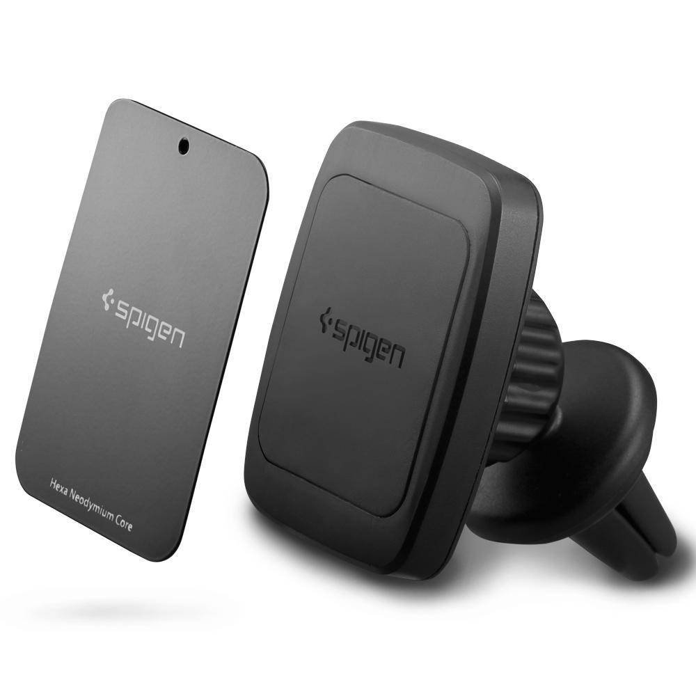 

Магнитный автодержатель Spigen Kuel H12 Hexa-Core Air Vent, Black (000CD20115), Черный