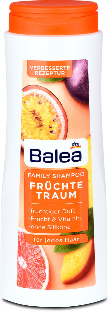 

Шампунь для сухих и поврежденных волос Balea Family Früchte Traum