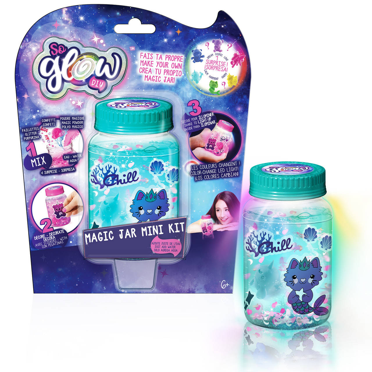 

Игрушка для развлечений So Glow "Магическая банка" (ассорт.)