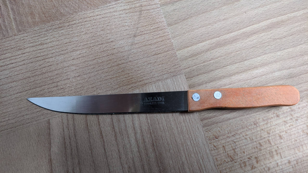 

Нож деревянная ручка №5