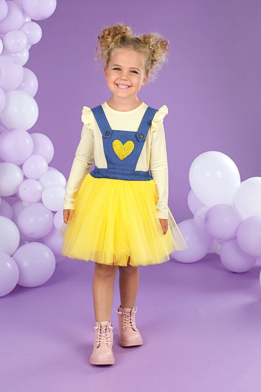 

Сарафан желтый для девочки Z2-40-1002-3 (134)