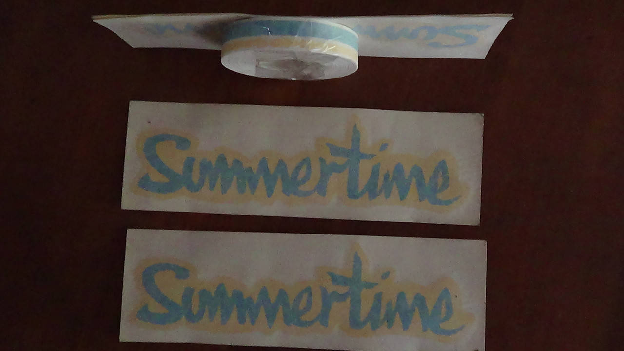 

Наклейки кузовные на ВАЗ 2108-09 099 Summertime, Зелёный
