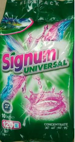 

Универсальный стиральный порошок Signum universal 10кг