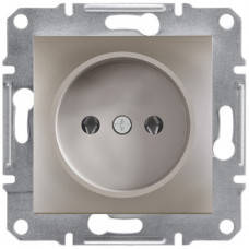 

Розетка без заземления, Бронза, Schneider Electric, Asfora, EPH3000169