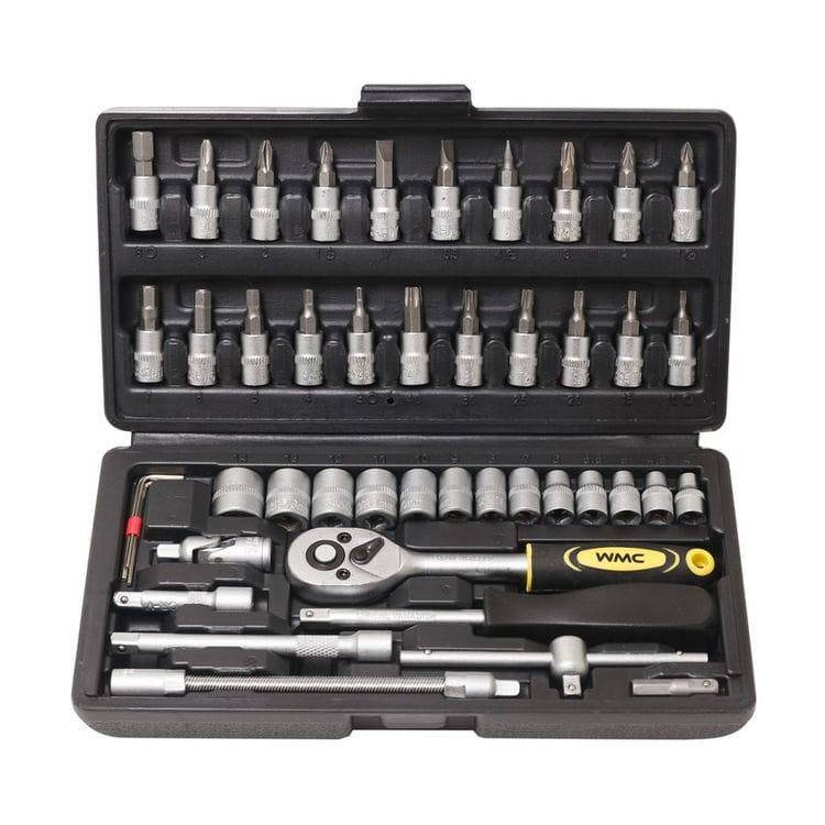 

Набір інструментів 46пр. 1/4 ", 2462-5 WMC TOOLS