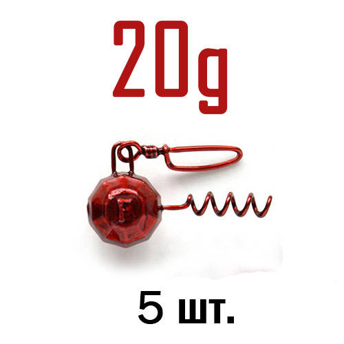 

ШТОПОР ГРАНЁНЫЙ Fanatik цвет: RED 20 г. 5 шт.