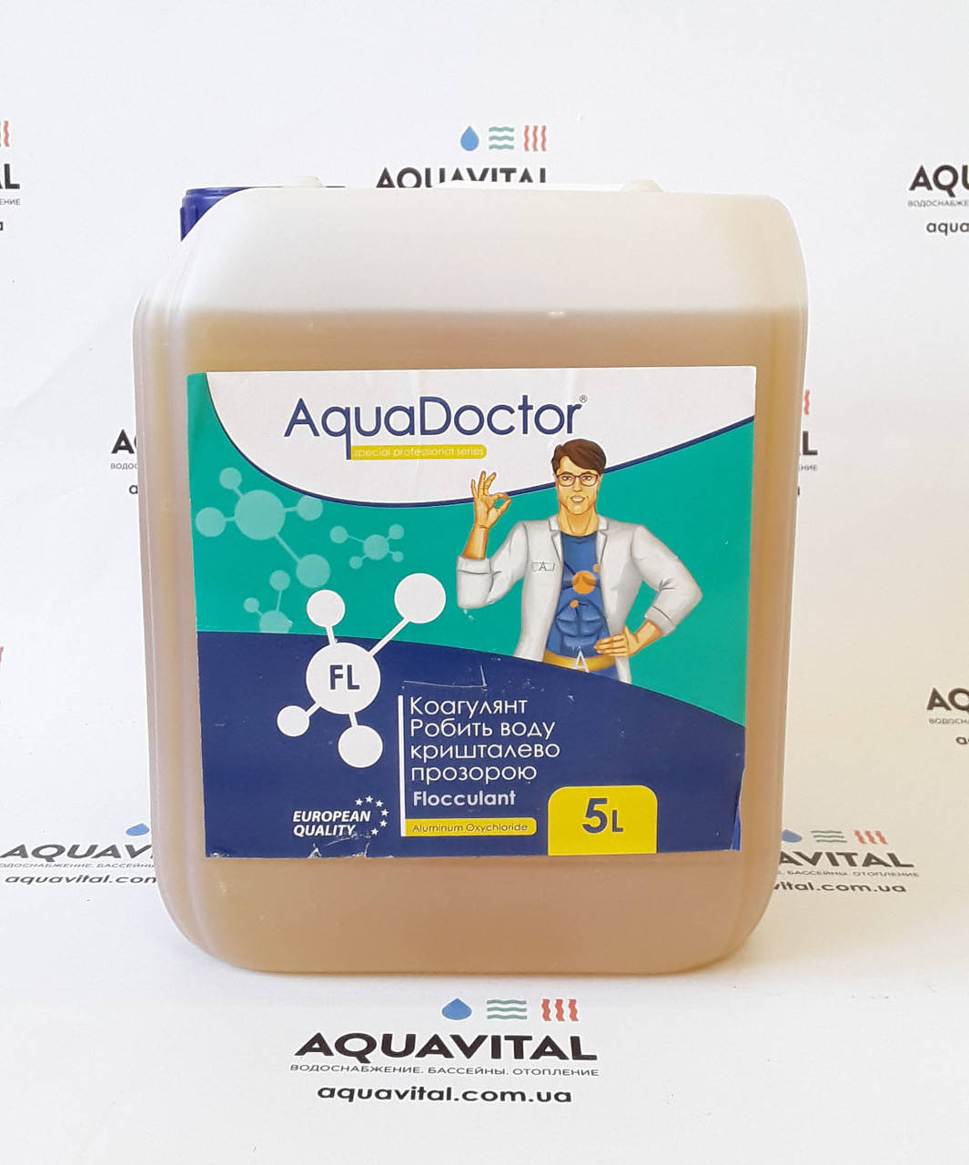 

Жидкое коагулирующее средство AquaDoctor FL 5 литров