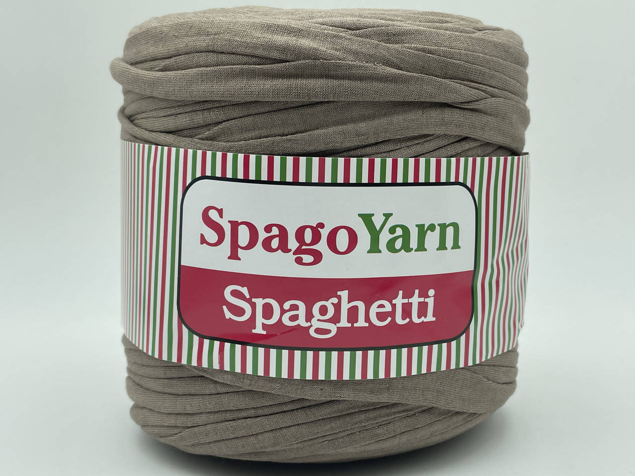 

Пряжа Spaghetti Spagoyarn-темный беж