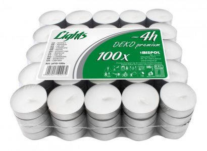 

Запаска, вкладыш для лампадки 4 часа, Чайная свеча, Белый