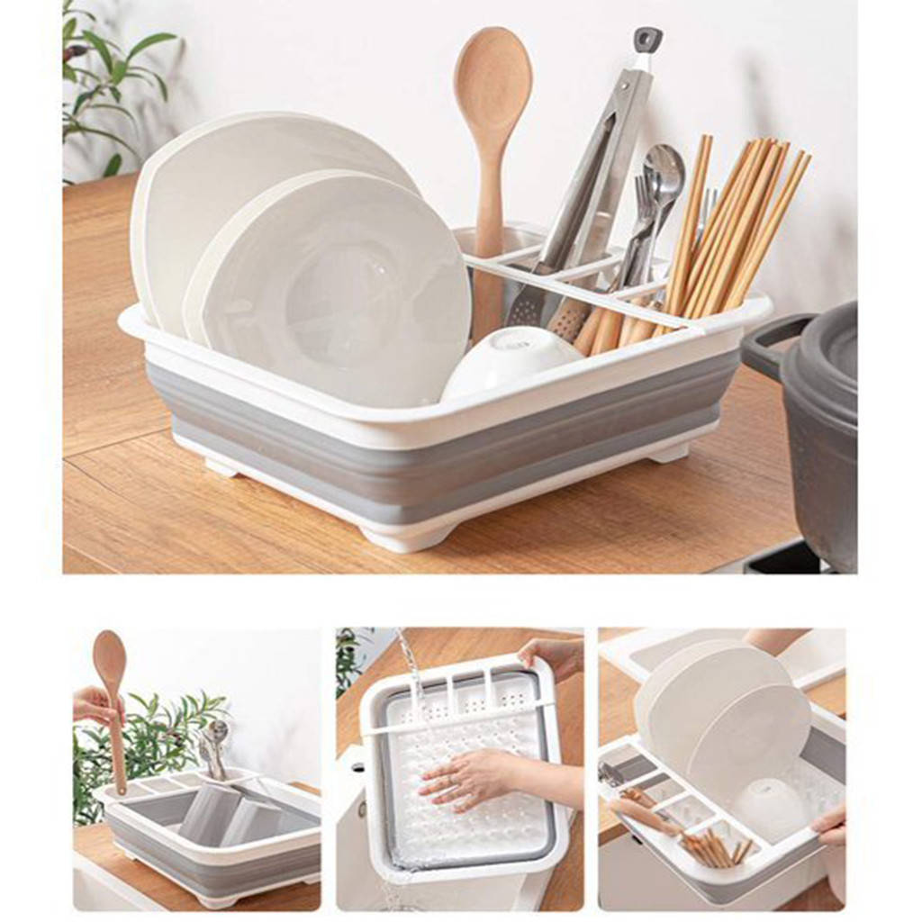

Сушилка для посуды складная Multi-Function Drain Rack