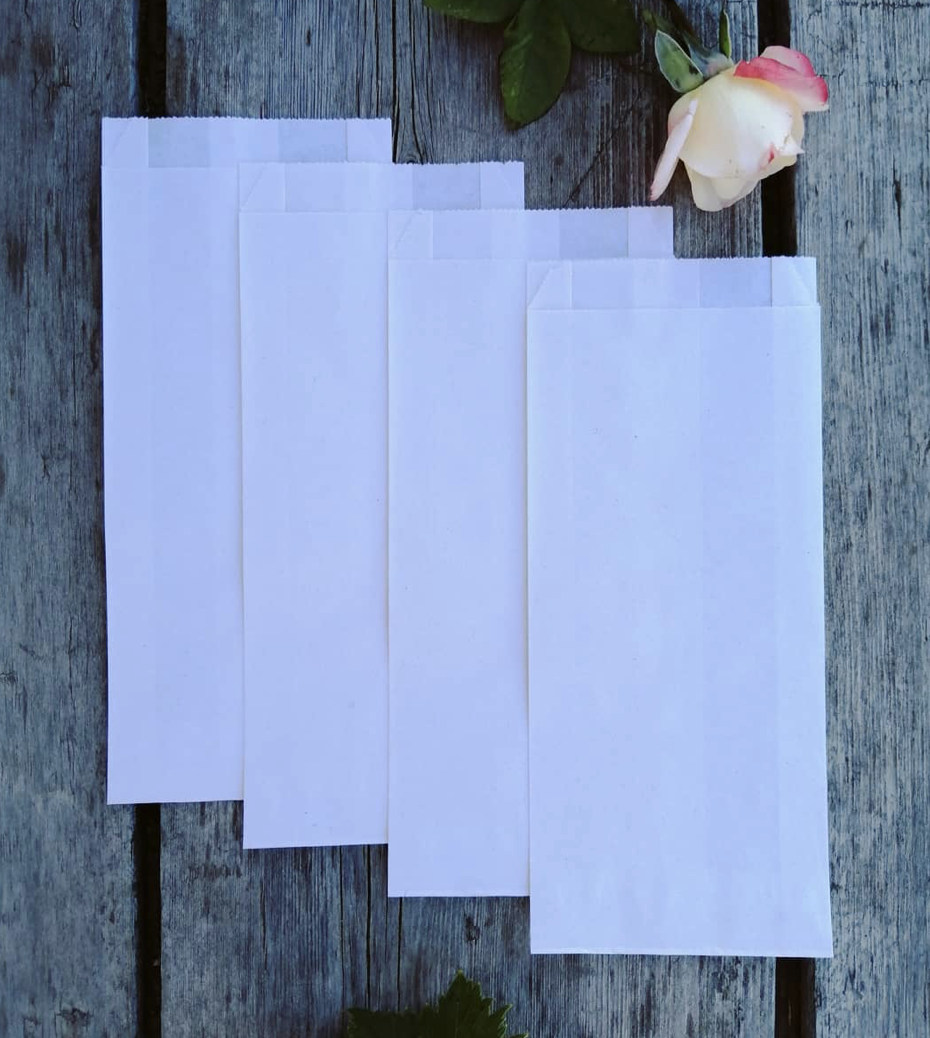 

Бумажный пакет 160*350*40, Белый