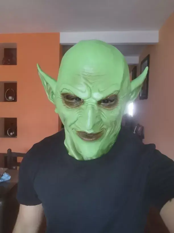 

Страшная маска призрака, демона, клоун маска вампира орка