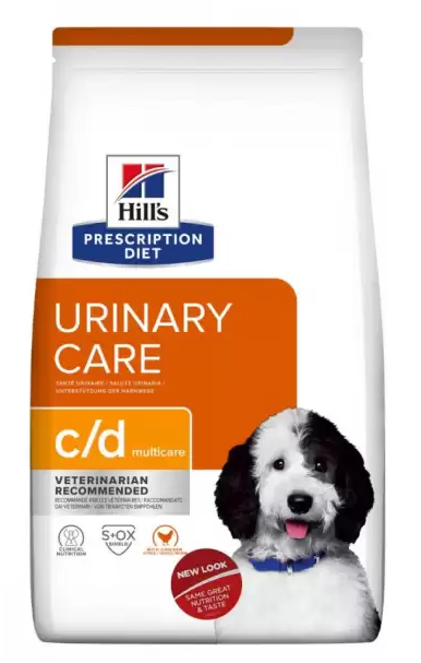 

Hills PD Canine Urinary Care c/d 1,5кг -корм для собак профилактика и лечения МКБ