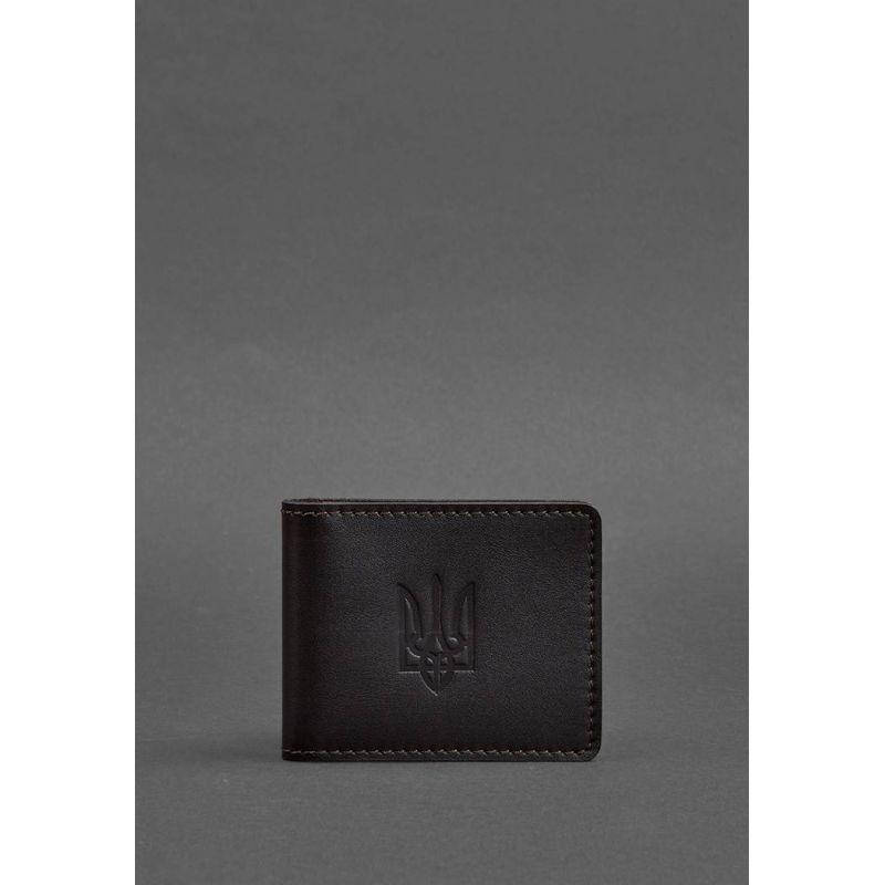 

Кожаная обложка для удостоверения с гербом темно-коричневая