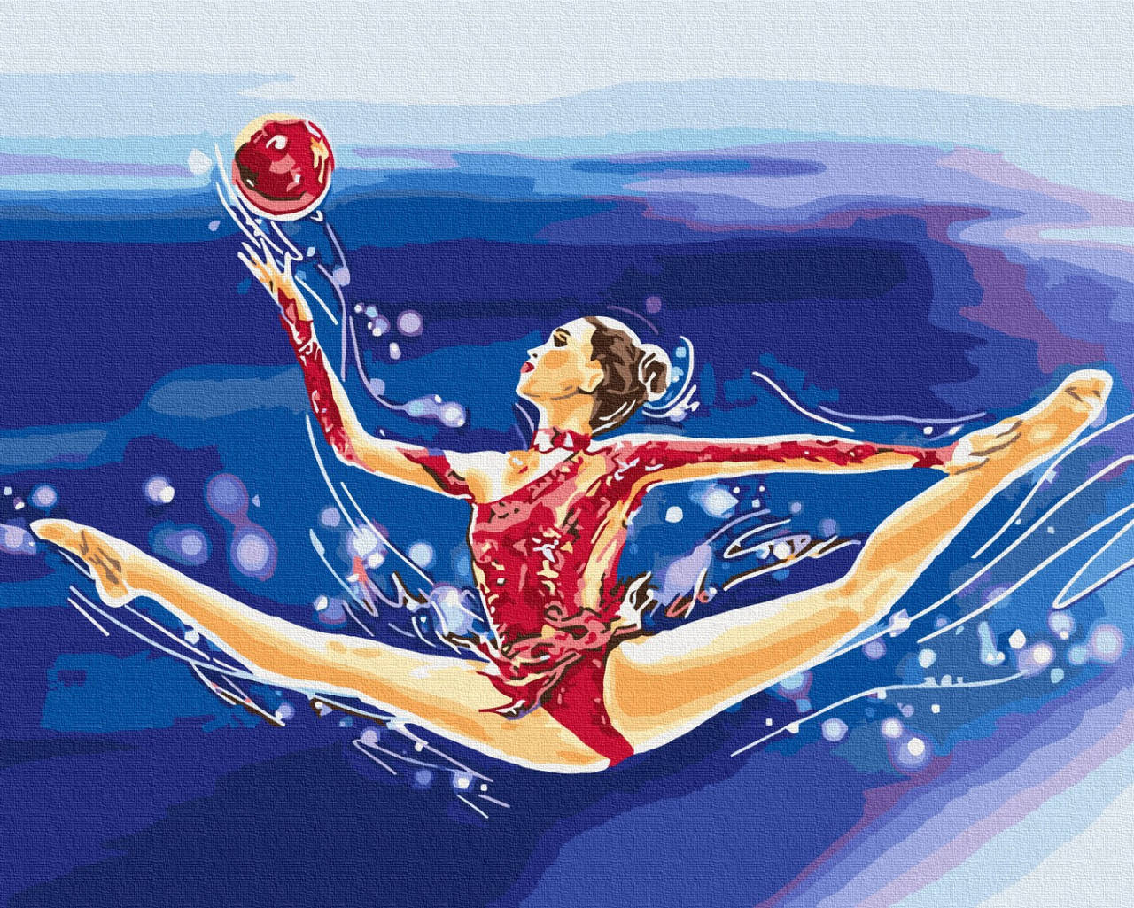 

Картина по номерам гимнастка 40х50 см BrushMe BS53031 "Гимнастка"