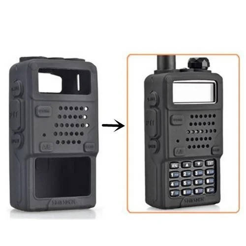 

ОТЛИЧНОГО КАЧЕСТВА! Чехол силиконовый для рации Baofeng UV-5R BLACK
