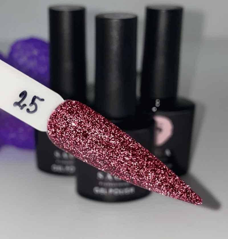 

Светоотражающий гель-лак Saga Fiery 25, 8 мл