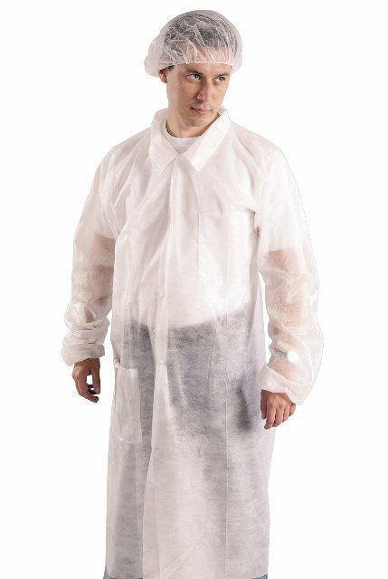 

Одноразовый халат, Белый