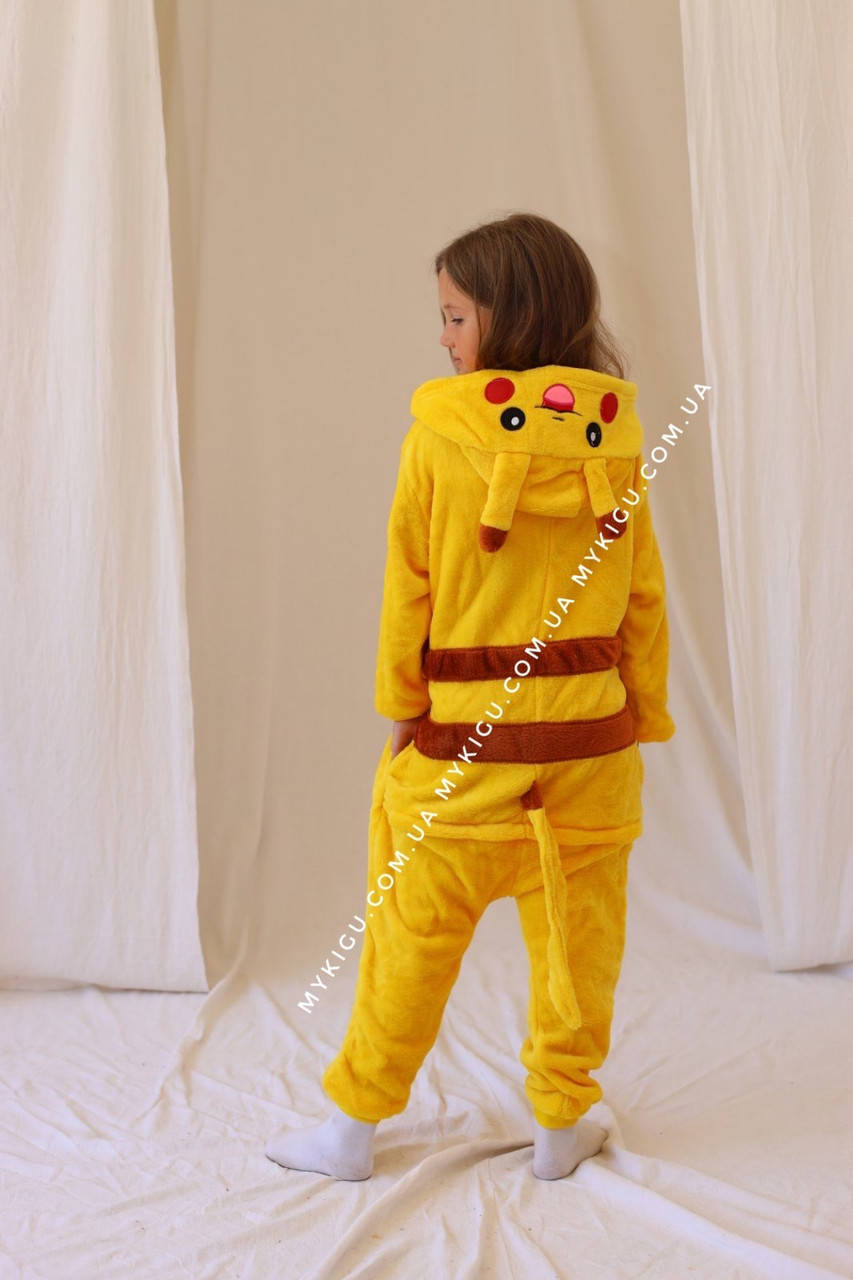 

Пижама кигуруми пикачу детский (1015), Желтый