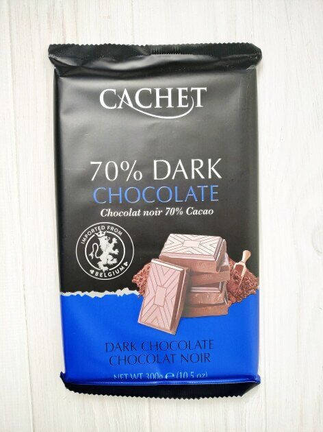 

Бельгийский шоколад Cachet (Кашет) черный 70% какао