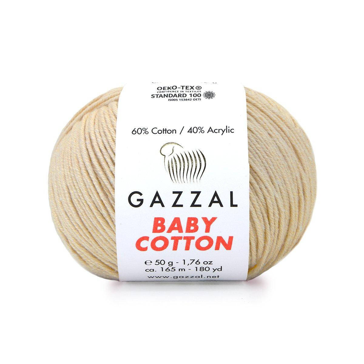

Gazzal Baby Cotton № 3445 крем