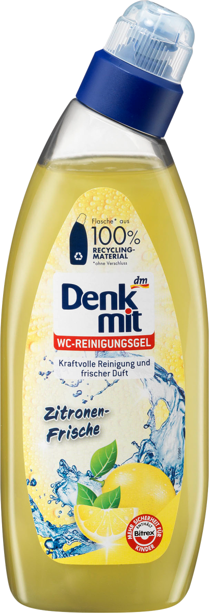 

Средство для унитаза Denkmit WC-Reinigungsgel Zitronen, 750ml.