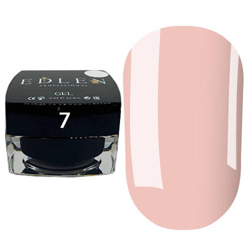 

Edlen гель для наращивания Gel Edlen 15 ml №07 Peony, Розовый